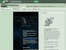 Tablet Screenshot of fractalvisions.deviantart.com