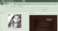 Desktop Screenshot of celyneclown.deviantart.com