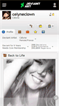 Mobile Screenshot of celyneclown.deviantart.com