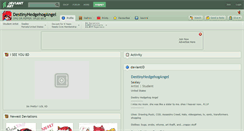 Desktop Screenshot of destinyhedgehogangel.deviantart.com