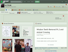 Tablet Screenshot of k17703r.deviantart.com