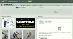 Desktop Screenshot of johanathecat.deviantart.com