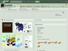 Tablet Screenshot of bandit288.deviantart.com