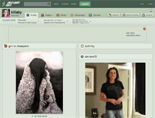 Tablet Screenshot of killaby.deviantart.com