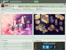 Tablet Screenshot of fang.deviantart.com