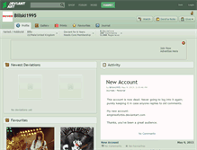 Tablet Screenshot of billski1995.deviantart.com
