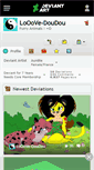 Mobile Screenshot of looove-doudou.deviantart.com