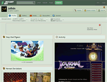 Tablet Screenshot of jofinin.deviantart.com