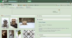 Desktop Screenshot of funky-dragon.deviantart.com