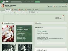 Tablet Screenshot of dexter-morgan.deviantart.com
