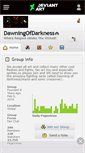 Mobile Screenshot of dawningofdarkness.deviantart.com