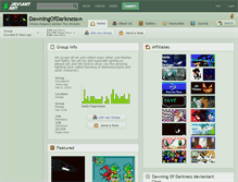 Tablet Screenshot of dawningofdarkness.deviantart.com