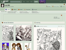 Tablet Screenshot of luz-bel.deviantart.com