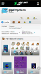 Mobile Screenshot of gigaempoleon.deviantart.com