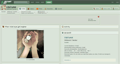 Desktop Screenshot of lilycrystal.deviantart.com