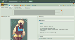 Desktop Screenshot of infure.deviantart.com