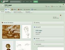 Tablet Screenshot of erik-logan.deviantart.com