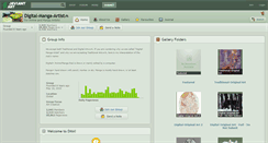 Desktop Screenshot of digital-manga-artist.deviantart.com