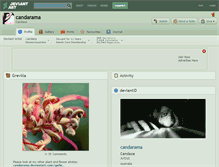 Tablet Screenshot of candarama.deviantart.com