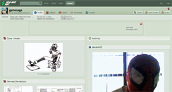 Desktop Screenshot of gamesage.deviantart.com