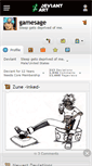 Mobile Screenshot of gamesage.deviantart.com
