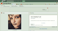 Desktop Screenshot of flamingsurfboard.deviantart.com