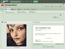 Tablet Screenshot of flamingsurfboard.deviantart.com