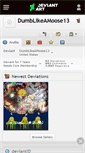 Mobile Screenshot of dumblikeamoose13.deviantart.com