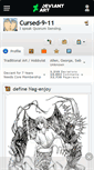 Mobile Screenshot of cursed-9-11.deviantart.com