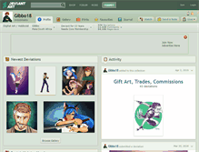 Tablet Screenshot of gibbo18.deviantart.com