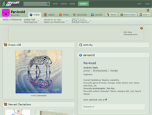 Tablet Screenshot of par4noid.deviantart.com