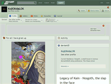 Tablet Screenshot of kojiokidalok.deviantart.com