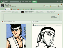 Tablet Screenshot of chao-one.deviantart.com