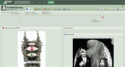 Desktop Screenshot of invademyprivacy.deviantart.com