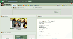 Desktop Screenshot of kitsunechan.deviantart.com