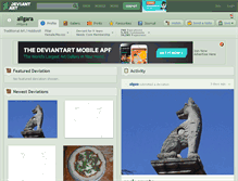 Tablet Screenshot of ailgara.deviantart.com