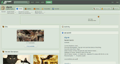 Desktop Screenshot of d-p-m.deviantart.com