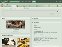 Tablet Screenshot of d-p-m.deviantart.com