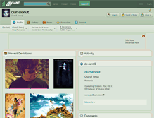 Tablet Screenshot of ciursaionut.deviantart.com