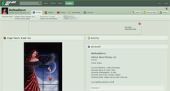 Desktop Screenshot of melissadawn.deviantart.com