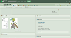Desktop Screenshot of melinda-chan.deviantart.com