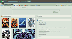 Desktop Screenshot of claytonkashuba.deviantart.com
