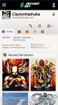 Mobile Screenshot of claytonkashuba.deviantart.com