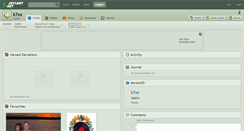 Desktop Screenshot of k7xx.deviantart.com
