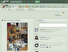 Tablet Screenshot of kilth.deviantart.com
