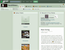 Tablet Screenshot of furryfelines.deviantart.com