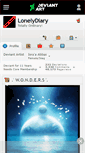 Mobile Screenshot of lonelydiary.deviantart.com