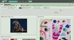Desktop Screenshot of dragoonfliy.deviantart.com