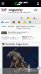 Mobile Screenshot of dragoonfliy.deviantart.com
