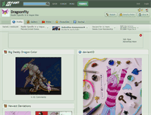 Tablet Screenshot of dragoonfliy.deviantart.com